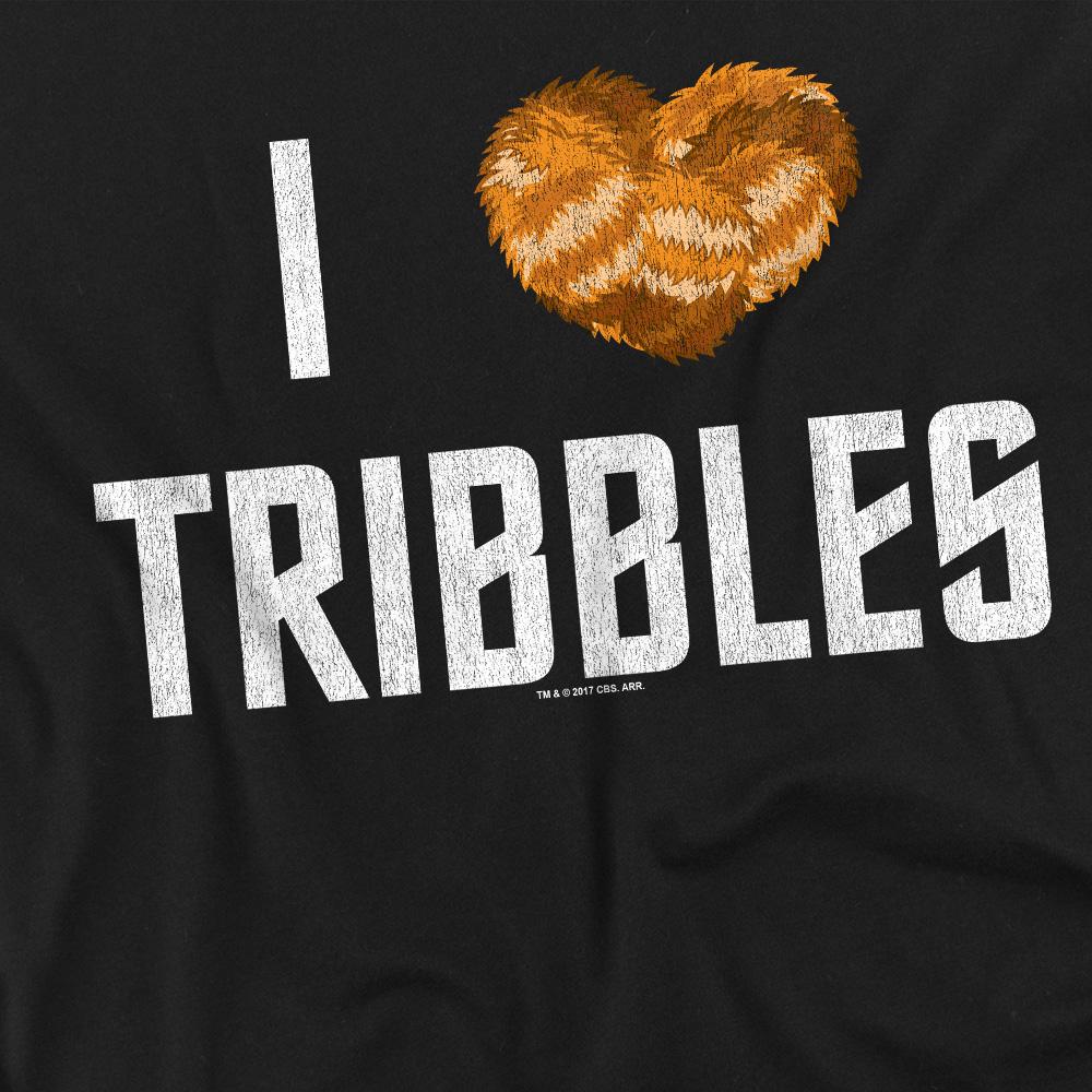 STAR TREK Mens I Heart Tribbles T-Shirt