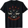Grigliata Affumicata Carne da Grigliare Affumicare Carne Sussurratore del Fumo Regalo Barbecue T-shirt Unisex
