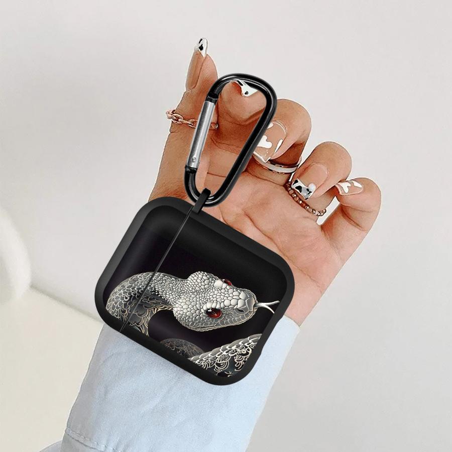 Snake Graphic Case For Airpods Pro3 1 Pro 2 3 4 Pro2 Earphone Cases Cover