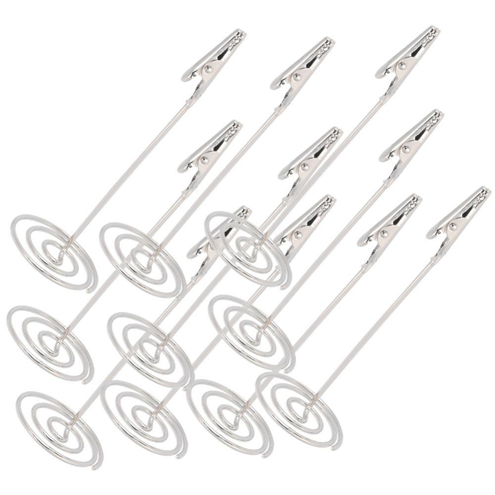 10Pcs Mouth Shape Table Name Clip Stable Base Wedding Place Card Holder Wedding Table Decoration