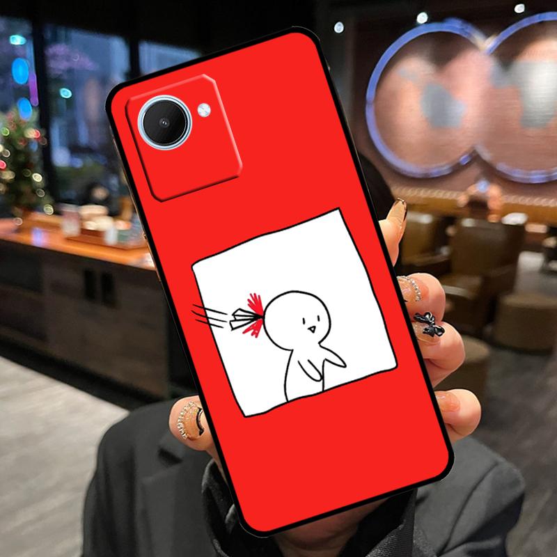Funny Couple Cartoon Matchman Case For Realme 12 Pro Plus 11 13 14 15 GT6 GT7 Pro C55 C51 C53 C25 C63 C61 C65 C67 C71 C75