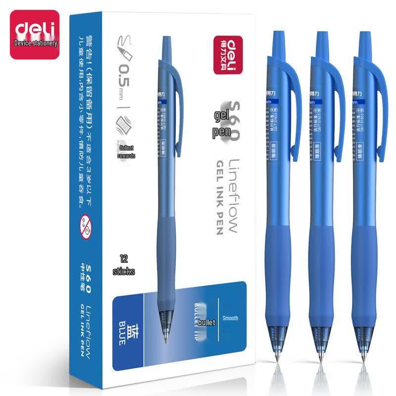 Deli S60 Retractable Gel Pen