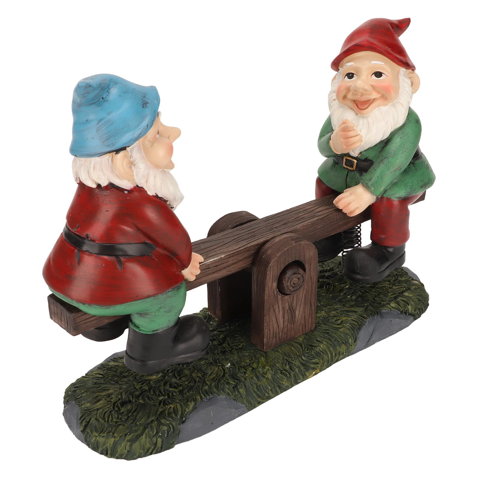 

Набор статуэток садовых гномов, устойчивых к погодным условиям, водонепроницаемых, газонные украшения для украшения дома