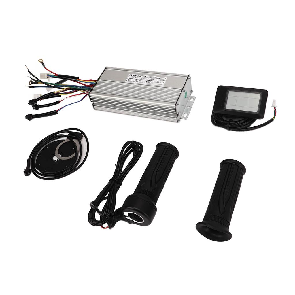 35A Sine Wave Controller LCD 7U Panel Bike Lithium Battery Conversion Kit for 1500W Motor