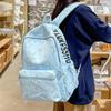 Schoolbag Star Backpack New Middle and High School Fashion Printing Niche Student Schoolbag Reflective Large Capacity Trend Backpack