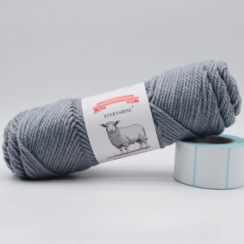 3 balenia hrubej priadze z merino vlny (100g/3.53oz Na klbko) – 110m/120yd Viacfarebná mäkká pletacia a háčkovacia priadza na DIY remeslá Teplé ručne vyrobené potreby