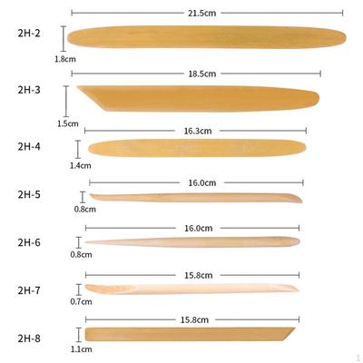 7x Pottery Clay Sculpting Tools Set Ceramic DIY Crafts Portable Modeling Tool Kit for