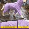 Impermeabile con cappuccio per cani Giacca antipioggia antivento per cani Abbigliamento impermeabile per animali domestici Esterno