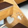4 Layer Wooden Pet Climbing Ladder Dog Up And Down Bed Stairs Stepped Pet Slope Climbing Ladder Lightweight For Small Dogs Cats