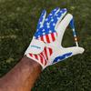 10/20/50 szt. Tees golfowe Niezniszczalne plastikowe Tees golfowe Zmniejsza tarcie Obrót boczny Akcesoria golfowe Wzór flagi USA Długie Tees golfowe Luzem