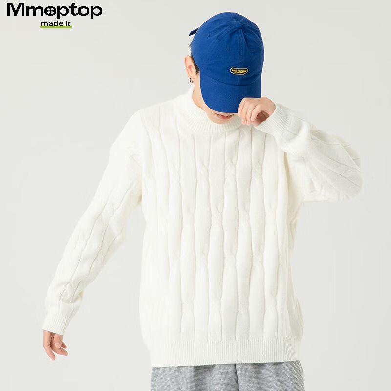 MMOPTOP Japanese Style Cable Knit Sweater