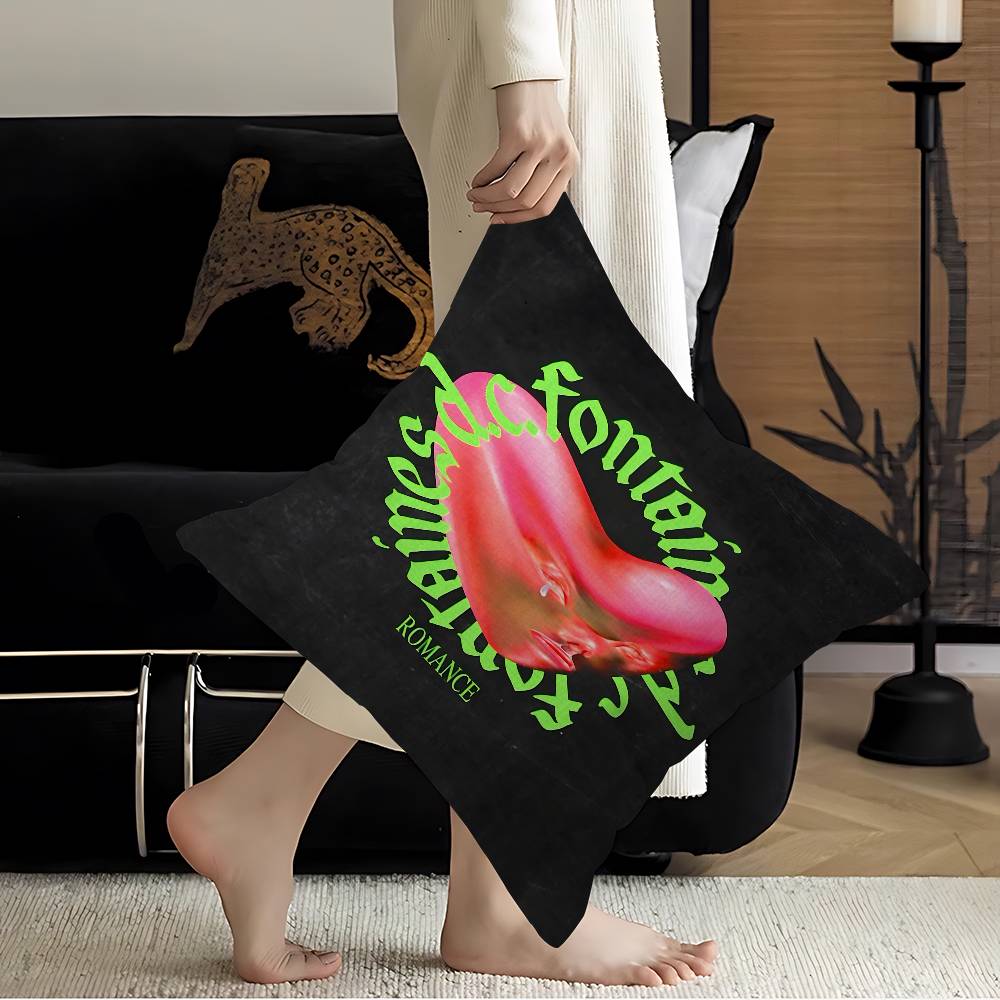 Band F-Fontaines DC Romance Personalized Picture Text Home Decorative Pillows Household Gifts 45x45cm 12x12Inch