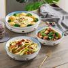 Creative Dry Pot Bowl Alcohol Candle Plate Set Ceramic Heating Furnace Heat Preservation Dish Water Boiled Fish Plate Tableware
