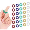 New Spiky Acupressure Finger Rings Set, Cute Sensory Stress Relief Fidget Toys Portable Mini Hand Massager Stress Reducer