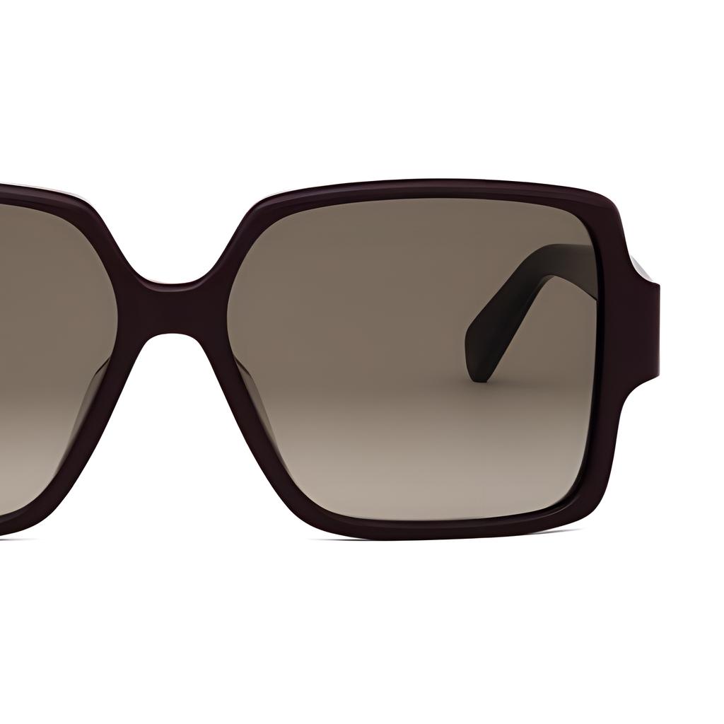 Celine Square Acetate Sunglasses Women sunglasses Brown CL40316U