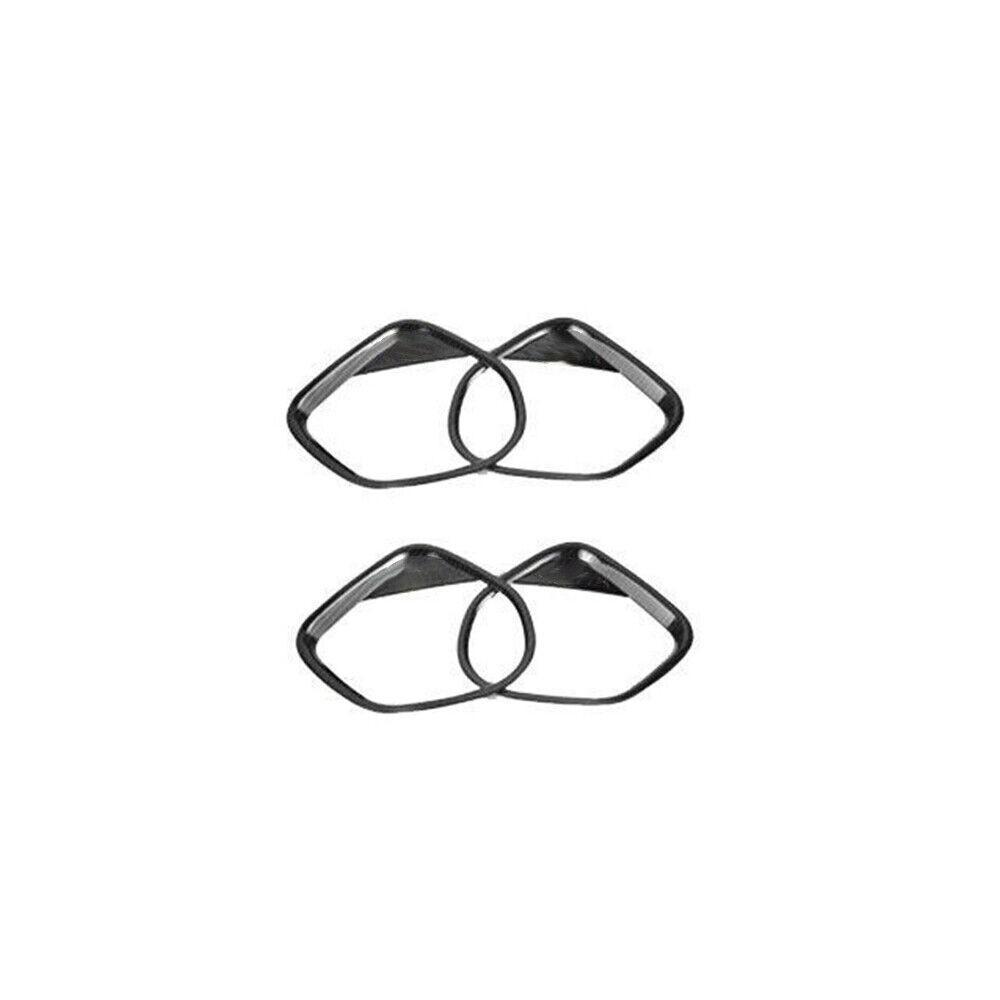 ABS For Mazda 3 Axela 17-2018 Carbon Fiber Inner Door Speaker Ring Cover Trim 4P