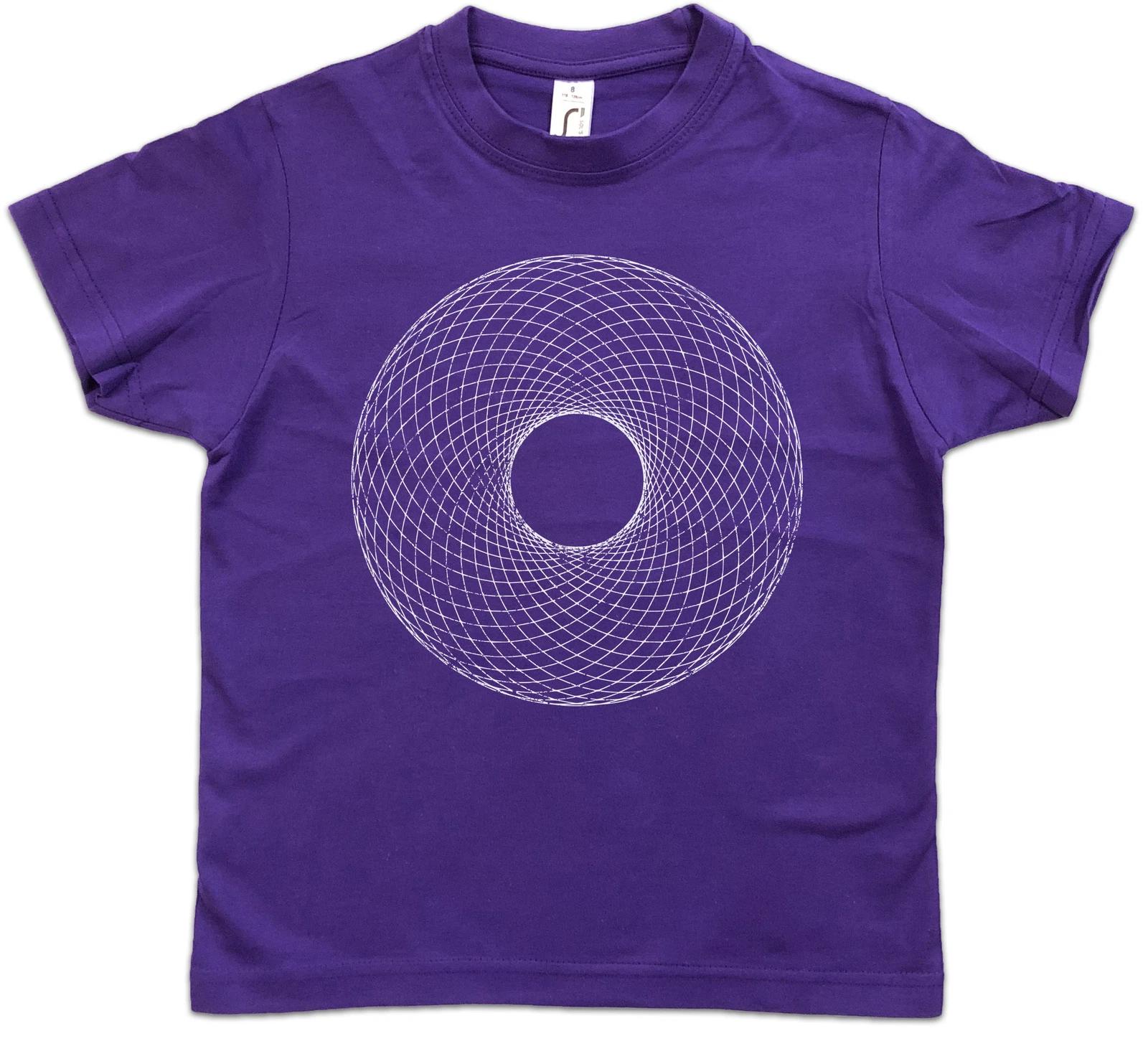 DONUT SPIRAL Kids Boys kids boys T-Shirt Hypnosis Maze Maze Mystic Leave 110