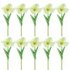 10Pcs Artificial Flower Bouquets Simulation Flowers Bouquets Arrangement for Wedding Party Home Garden Decoration