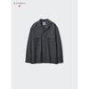 Uniqlo Brushed Cotton Open Collar Oversized Shirt  Long Sleeve 
