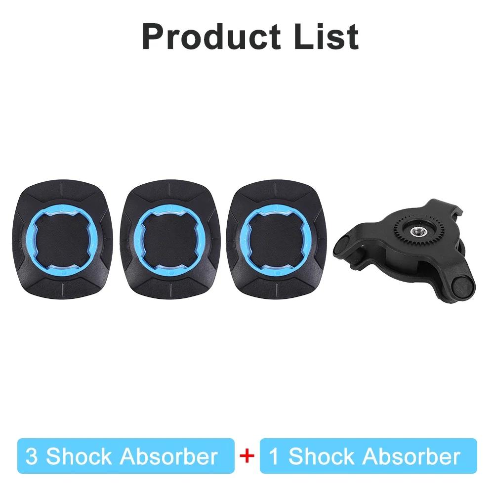 Držák telefonu na motocykl, kolo, protiskluzový, absorbující otřesy, stojan na telefon, otočný o 360°, protinárazové, bezpečnostní držáky na telefon na řídítka