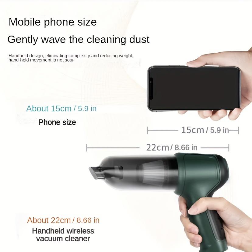 Three in One Cordless Handheld Vacuum Cleaner with High Power Capable of Vacuuming Blowing Air