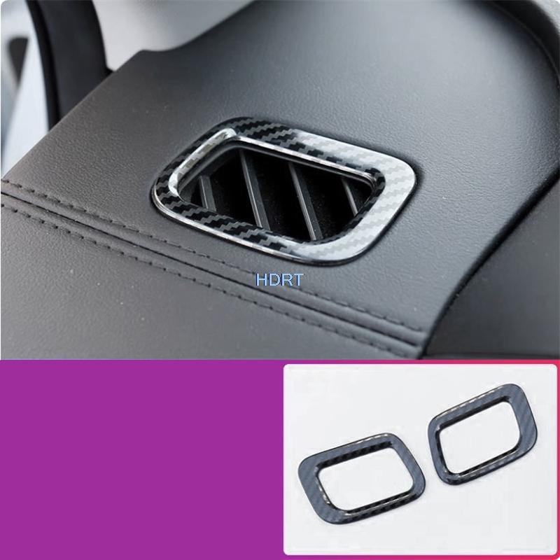 For Geely Emgrand L HiP/HiX + Car Styling Gear Shift Window Control Panel Front Rear Air Vent Outlet Carbon Fibre Interior