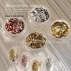 Opal Ice Crystal Nail Art Brocade Powder and Decals Kit