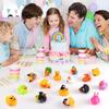 24 Pack Rubber Ducks Novelty, Colorful Bath Ducks, Baby Bath Toy, Party Decoration, Colorful Rubber Ducks for Jeep, Float Duck Bath Toy for Baby Showe