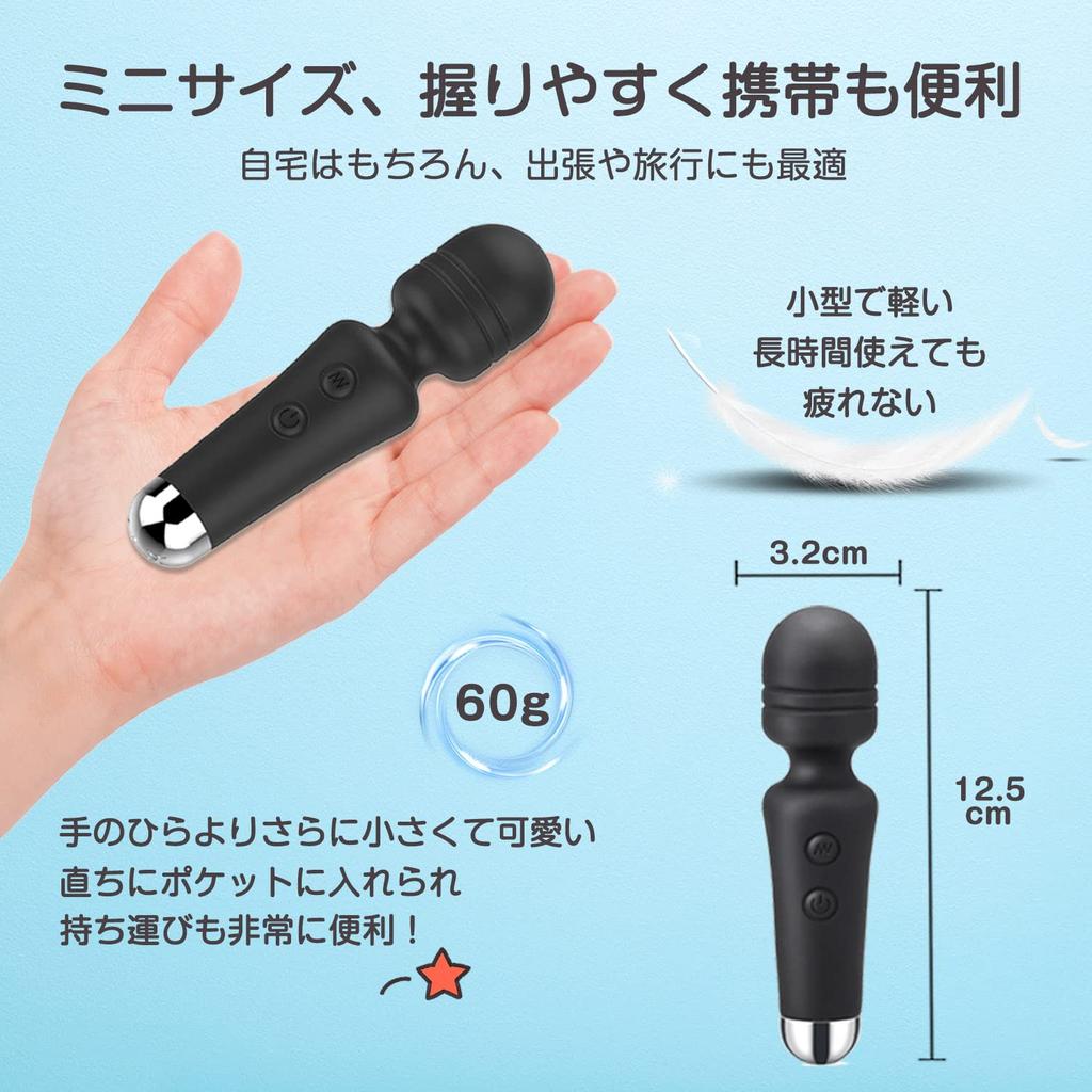 Electric Adult Toy for Popular Powerful Small Cordless Mini Electric Vibrator Powerful Small Electric Squirting Clitoral and Nipple Stimulation Adult