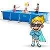 Frame Garden Pool 450 X 220 X 84 Cm 15-In-1 Intex 28273