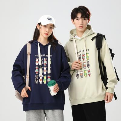 Bedrucktes besticktes LOGO modisches Paar-Sweatshirt Cartoon