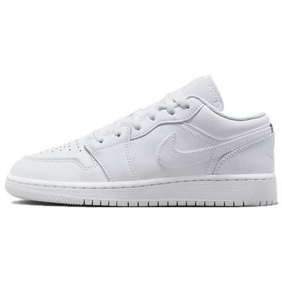 Air 1 Low GS Triple White 2023 Chaussures pour enfants 553560-136
