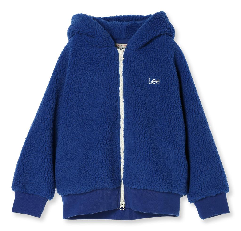 Lee Blue Big Back Logo Boa Zip Hoodie Kids' (Sizes 100-150cm)