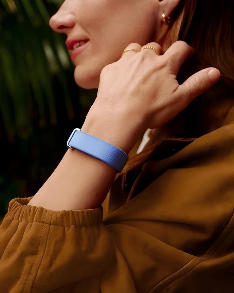 Cinturino Sportivo in Nylon+Anello in Silicone per Google Fitbit Air Braccialetto Comodo per Accessori Google Fitbit Air
