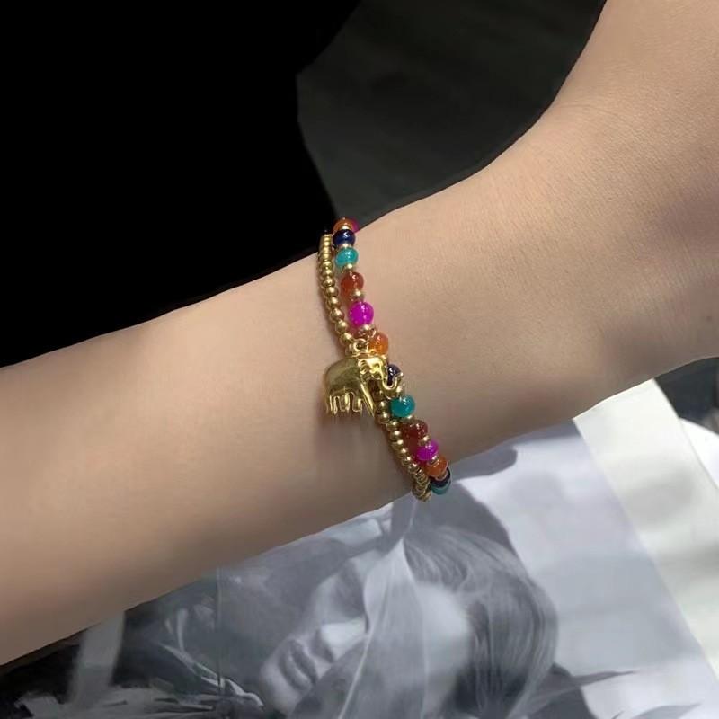 Ceramic Elegant Handcrafted Beaded Bracelet Fashionable And Unique Accessory