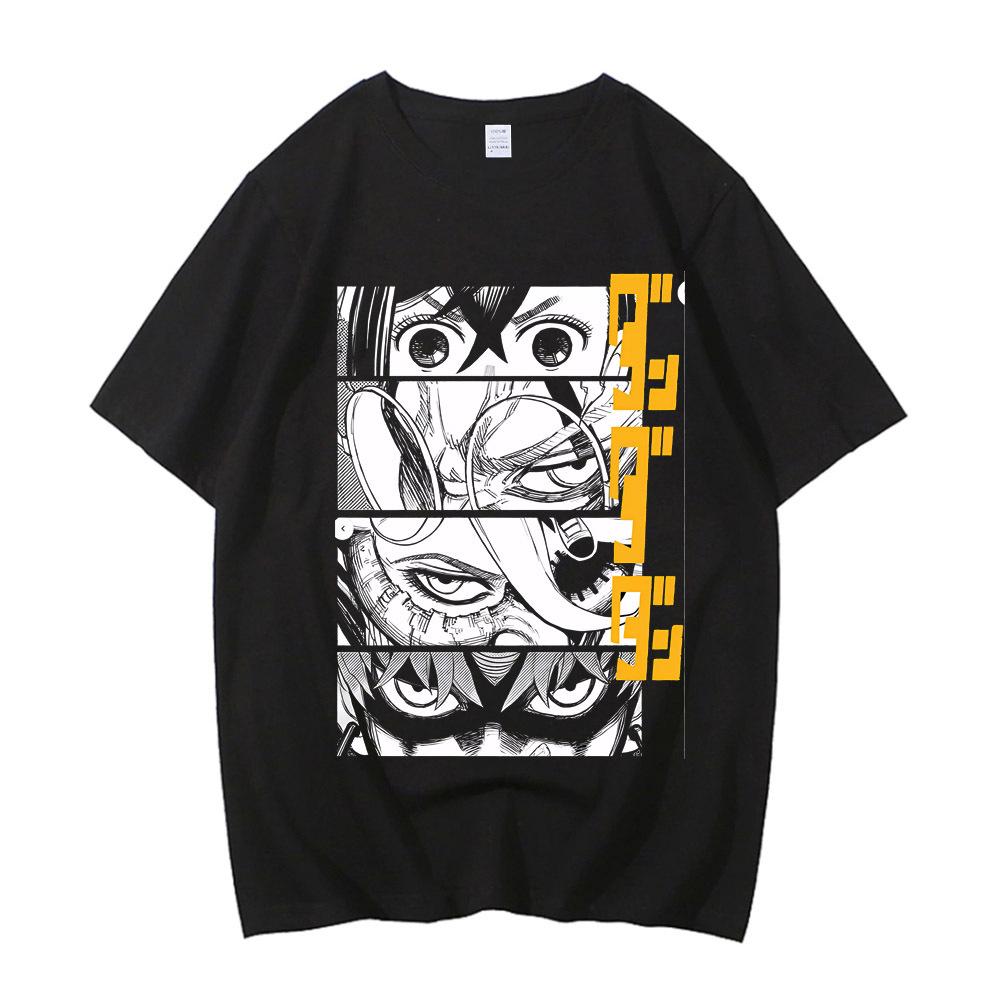 Dandadan Okarun T shirt Cotton High Quality male Pastel Comfortable Psychedelic Classic tshirt graphic Vintage University 2000s