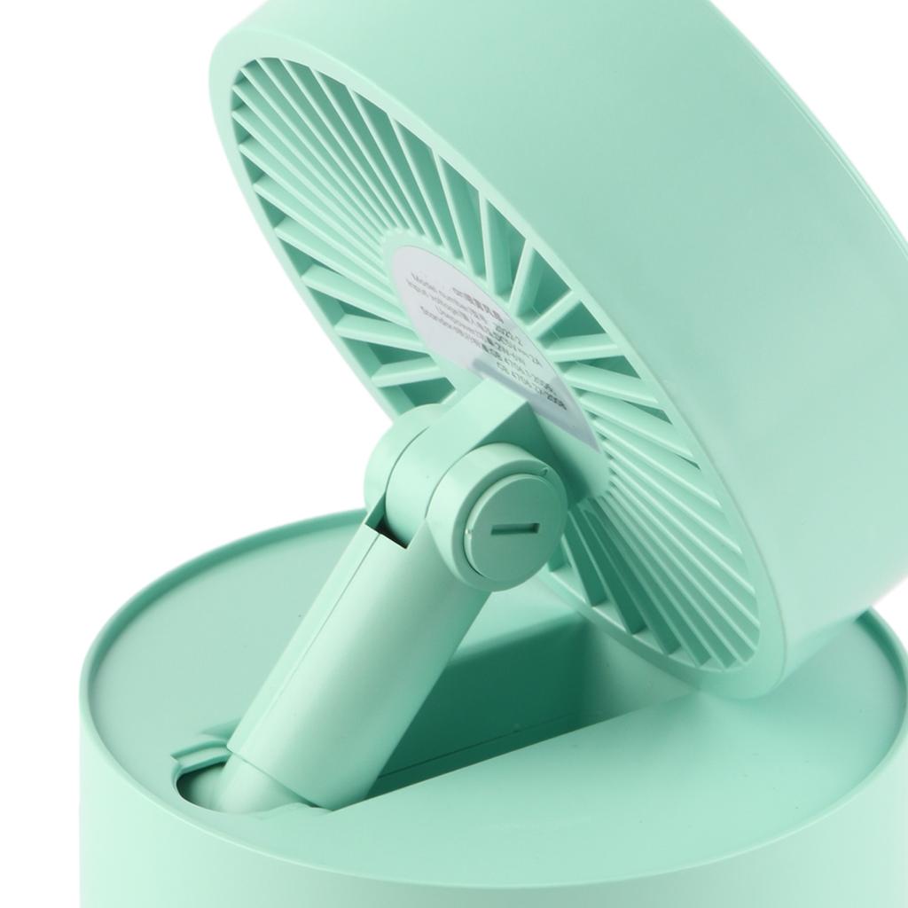 Mini Water Cooled Fan Foldable Small Desk Cooler Fan ABS USB Spray Mist Electric Fan for Home Library Office