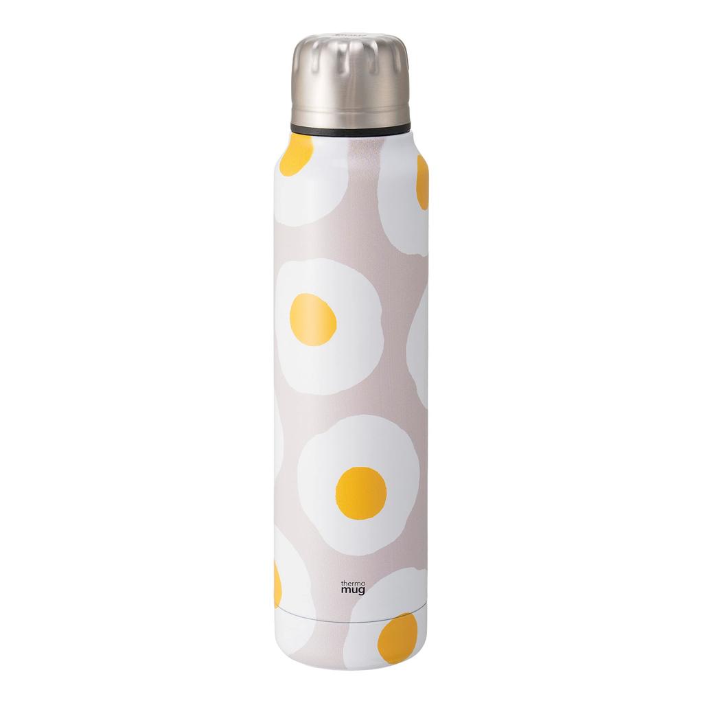 THERMO MUG (Thermo Mug) Stainless Steel Thermo Mug  Kamawanu Umbrella Bottle 300ml, Fried Egg Size, Double-Walled Vacuum Wall, UB15-KW