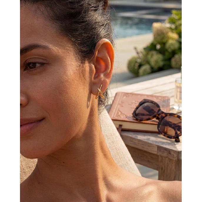 Gold Earrings for Women Trendy,14K Gold Stud Earrings Dainty Earrings Simple Minimalist Gold Earrings Hypoallergenic Earring for Women Gifts