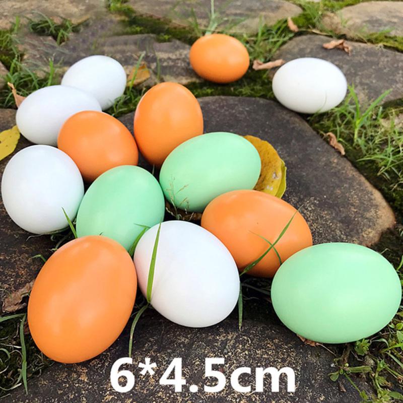 Buntes künstliches Ei aus Holz zum Selbermachen, Osterei für Kinder, Zeichnen, Malen, Graffiti, Spielhaus-Spielzeug