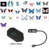 Usb Projector Light Sunset Butterfly Lamp Holiday Night Light Rotatable Scenes Projector For Wall Ceiling Decor Lighting
