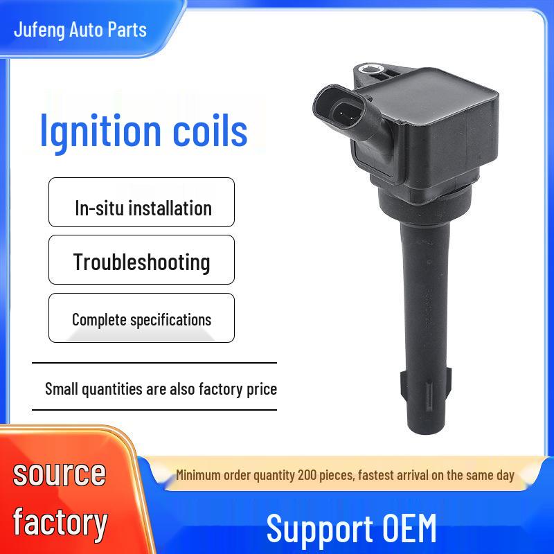 High-Voltage Car Ignition Coil Pack for Wuling Hongguang S3 1.5T (Part No. F01R00A075 24563798) 4-cylinder