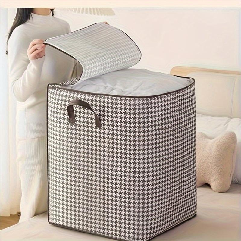 3 180 Liter Clothing Storage Bags, 27.56 Inches High, with Handles, Wardrobe Container, Suitable for Blankets and Clothes