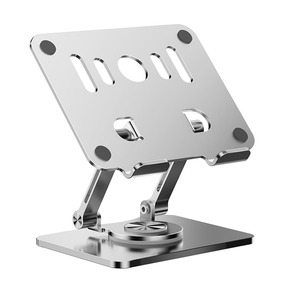 J58 Cooling Gaming Stand Rotating Tablet Holder Dual Rod Support Alloy Steel Foldable Cradle