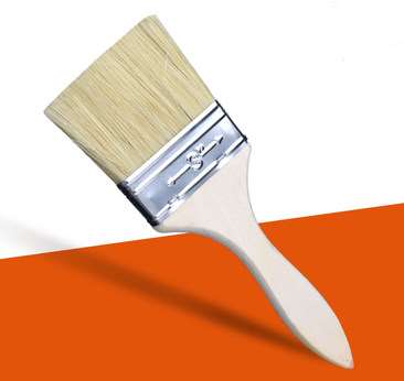 Paint brush hair brush soft fur cleaning brown hair brush barbecue waterproof household cleaning bristle paint brush