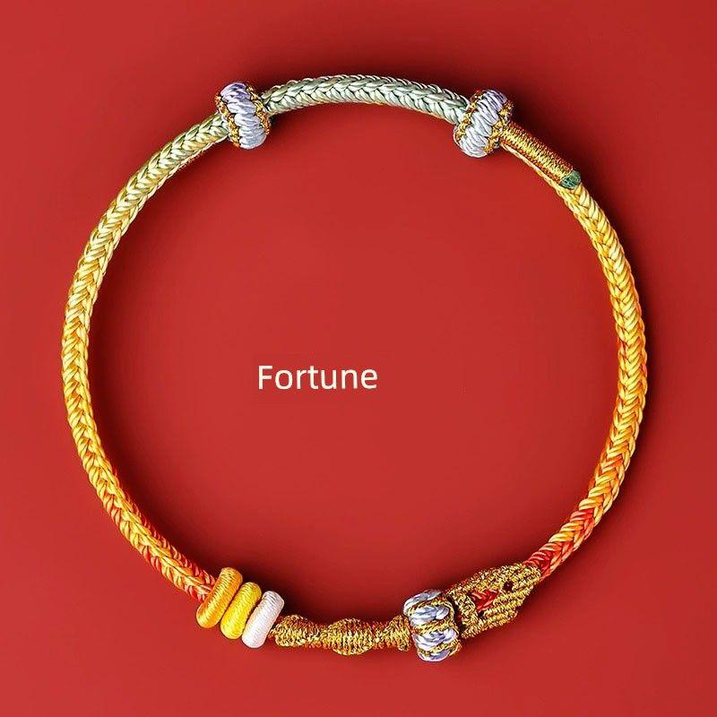 

Ханчжоу Официальный 2025 Этот год животного Браслет из красной веревки Змея Красный Тайсуй Несущий шнурок Шарм из плетеной вручную веревки Подарок Snake to run the hand rope [money]]