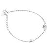 Women Bracelet 925 Silver Star Design Simple Style Accessory Present for Friends Family