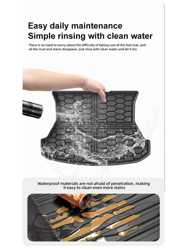 LADA GRANTA/CROSS 18-25 Car Floor & Trunk Mats - All TPE Material