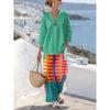New European and American style sleeveless digital printing wide-leg pants set women's summer casual fashion two-piece set trendy