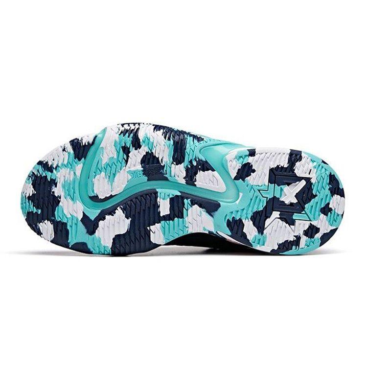 Anta Kids Crazy Tide 2 Non-Slip Wear-Resistant Mid-Top Basketball Shoes Kids Basketball Shoes Blue White 312031109-6